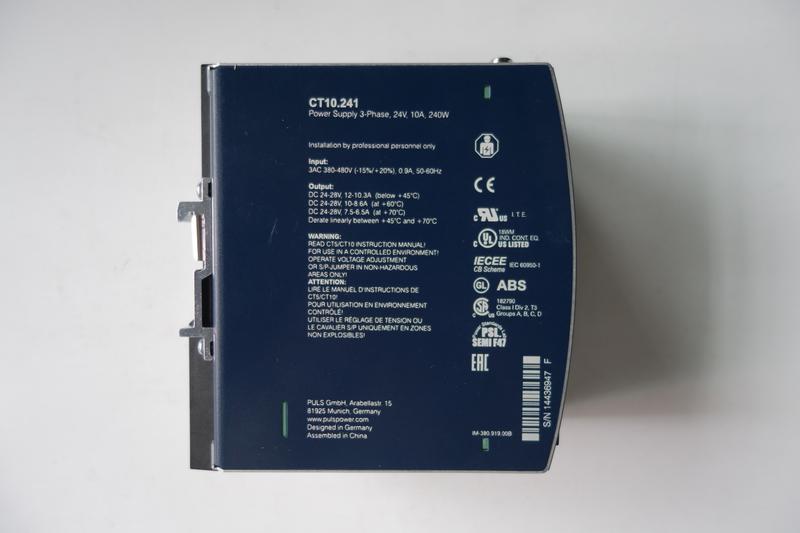 Puls Elevator Lift Parts CT10.241 Power Supply 3Phase 24V,10A,240W